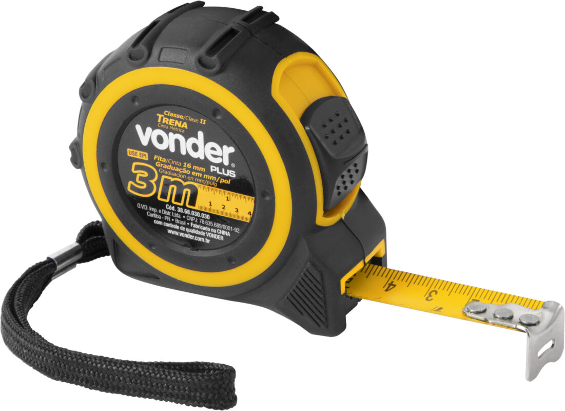 TRENA EMBOR. PRO 3M X 16MM VONDER - Radal Soluções